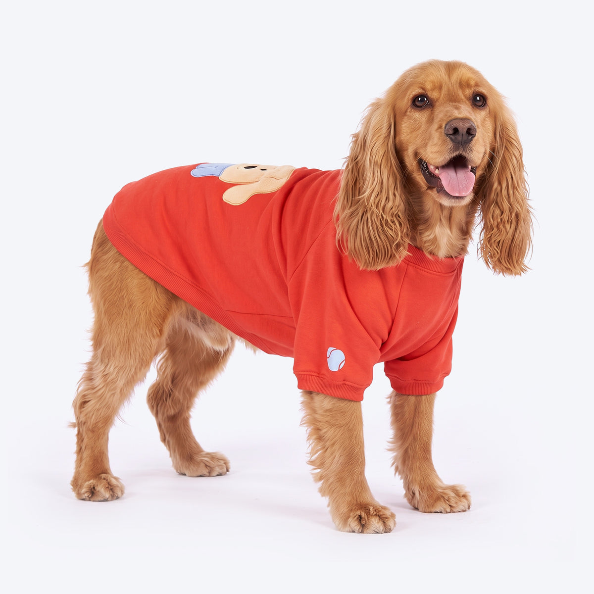 HUFT Bestie Snuggle Sweatshirt For Dog - Red
