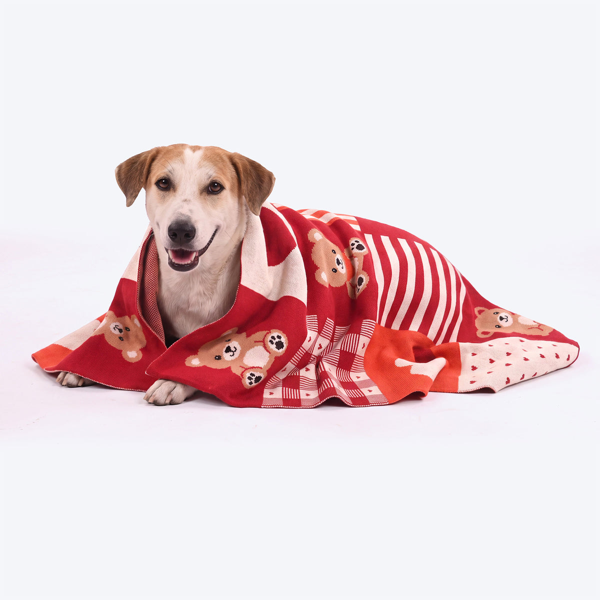 HUFT Bear Hug Blanket For Dog & Cat - Red