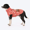 HUFT Snowfall Reindeer Sweater For Dog - Pink