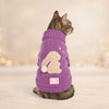 HUFT Fluffy Bunny Sweater For Cat - Lavender