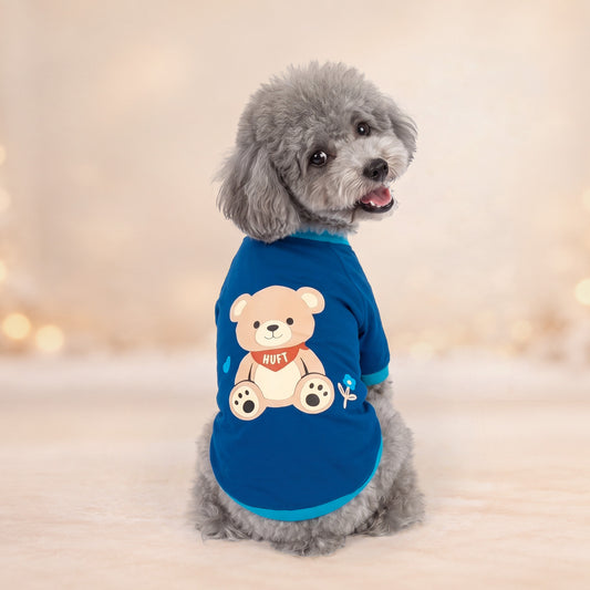 HUFT Bear Hug T-Shirt For Dog - Blue