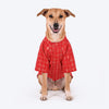 HUFT Customised Laal Jaal Brocade Sherwani For Dog & Cat - Red