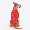 HUFT Customised Laal Jaal Brocade Sherwani For Dog & Cat - Red