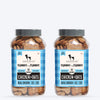 HUFT Yummy In My Tummy Chicken & Oats Gluten-Free Dog Biscuits, Low-Calorie Oven-Baked Treats for Dogs, 100% Human-Grade Ingredients - Heads Up For Tails