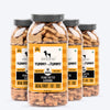 HUFT Yummy In My Tummy Peanut Butter & Banana Gluten-Free Dog Biscuits Vegetarian, Human-Grade Ingredients - Heads Up For Tails