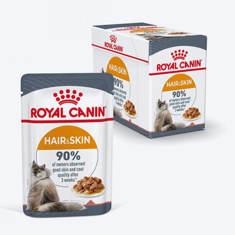 Royal Canin Hair & Skin Care In Gravy Adult Cat Wet Food - 85 g_10