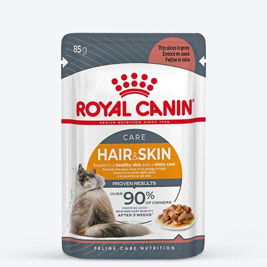 Royal Canin Hair & Skin Care In Gravy Adult Cat Wet Food - 85 g_01