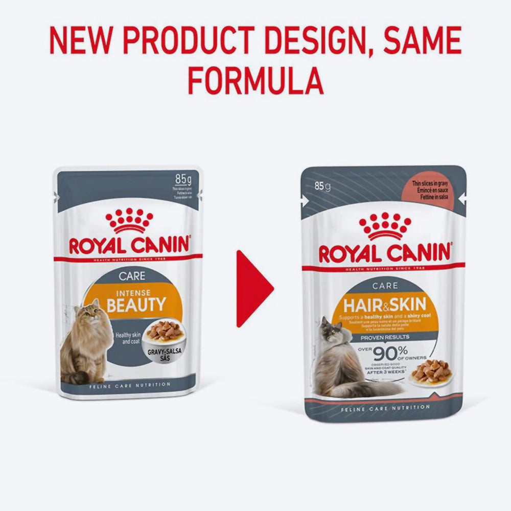 Royal Canin Hair & Skin Care In Gravy Adult Cat Wet Food - 85 g_02