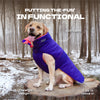 Dash Dog Swift Strides Puffer Jacket For Dog - Purple & Pink - Heads Up For Tails