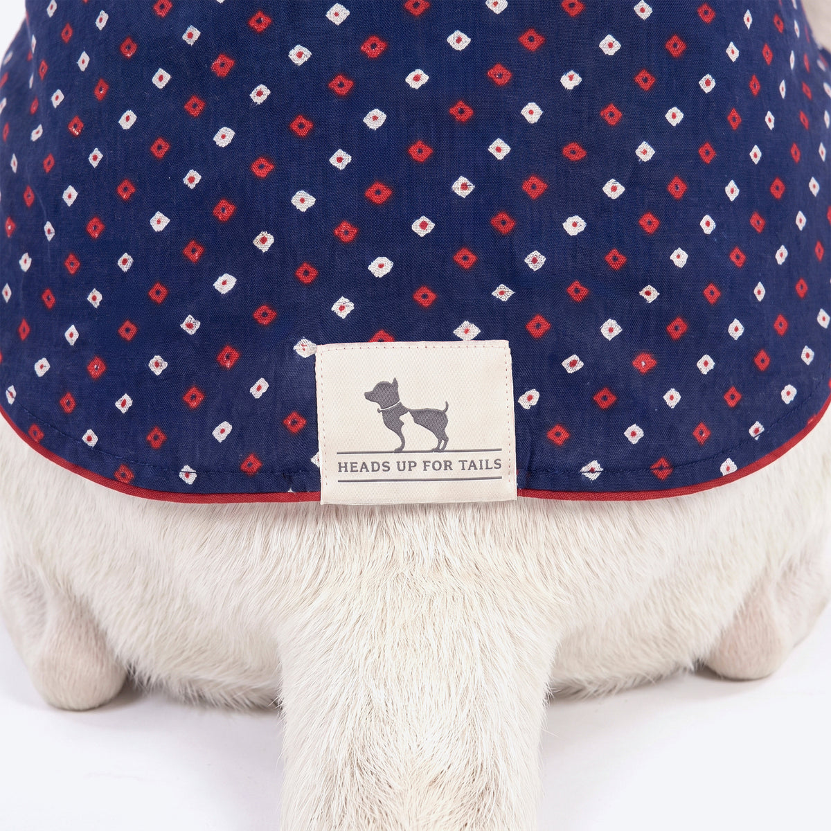 HUFT Bandhani Bloom Kurta For Dog - Blue