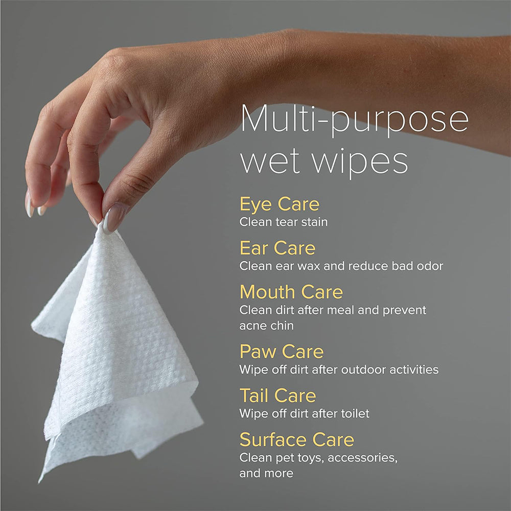 NurturePRO AG+ Silver Wet Pet Wipes - Baby Powder_04