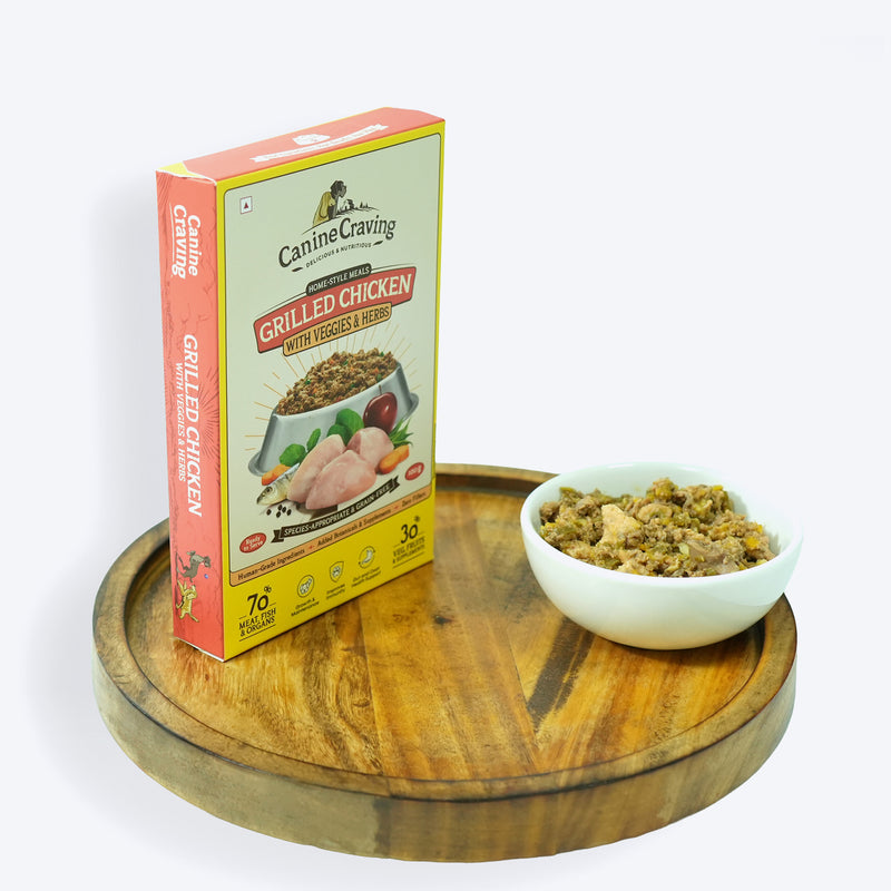 Canine Craving Grilled Chicken With Veggies & Herbs Grain Free Dog Wet Food