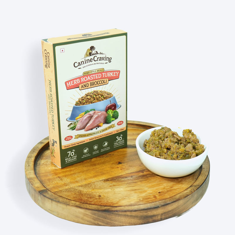 Canine Craving Herb Roasted Turkey And Broccoli Grain Free Dog Wet Food