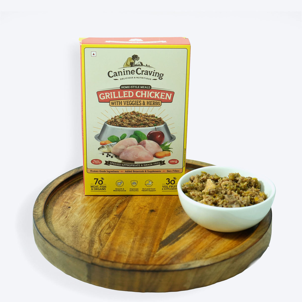 Canine Craving Grilled Chicken With Veggies & Herbs Grain Free Dog Wet Food