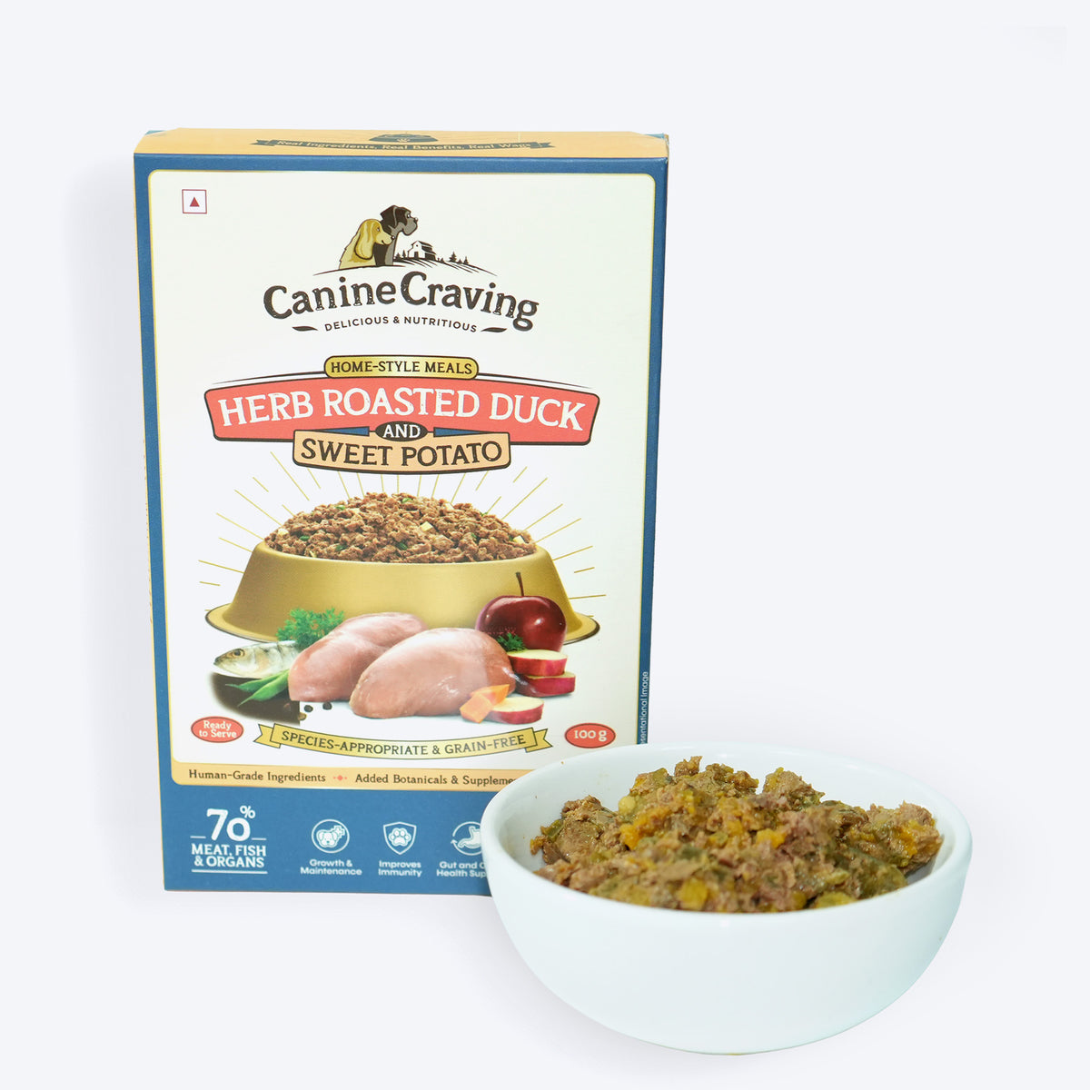 Canine Craving Herb Roasted Duck And Sweet Potato Grain Free Dog Wet Food