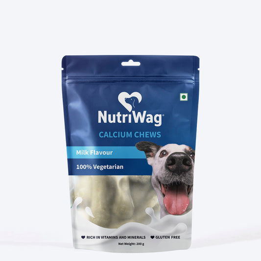 NutriWag Milk Calcium Chew Bones Treats For Dog