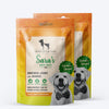 Sara's Doggie Treats Mango Chicken Jerky, 70 g, features high-protein, grain-free treats with natural ingredients.