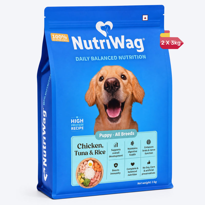 NutriWag Chicken, Tuna & Rice Dry Food For Puppy