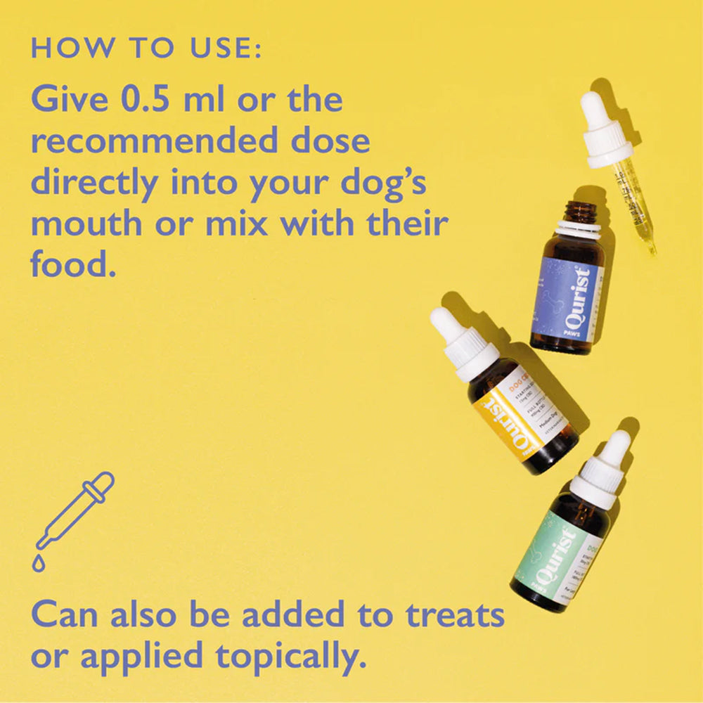 Qurist CBD Oil For Medium Dog (10-25 kg) - 900 mg - 30 ml