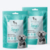 Sara's Doggie Treats Dehydrated Salmon Jerky for Dogs, 70 gm Grain-Free, High-Protein - Heads Up For Tails