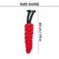 TLC Carrot Rope Toy For Dog - Red