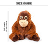 HUFT Mr. Munch Squeaky Plush Dog Toy - Brown