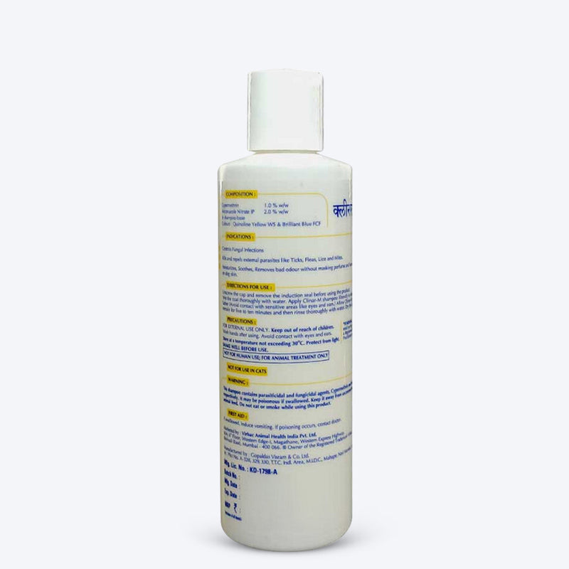 Virbac Clinar-M Pet Dog Shampoo - 200 ml - Heads Up For Tails