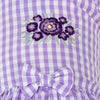 HUFT Go Gingham Dress For Dog - Purple - Heads Up For Tails