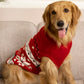 HUFT Snowflake Dog Sweater - Red-1