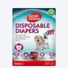 Bramton Simple Solution Disposable Diapers - Pack of 12 (In multiple sizes) - Heads Up For Tails