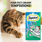 Temptations Creamy Purrrr-ee Cat Treats, Maguro and Scallop Flavors 48g (4 pieces) - Heads Up For Tails