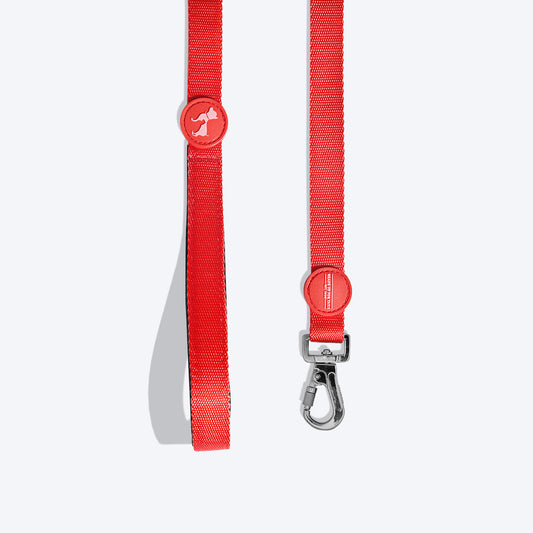 HUFT Classic Dog Leash - Red - 1.5 m - Heads Up For Tails
