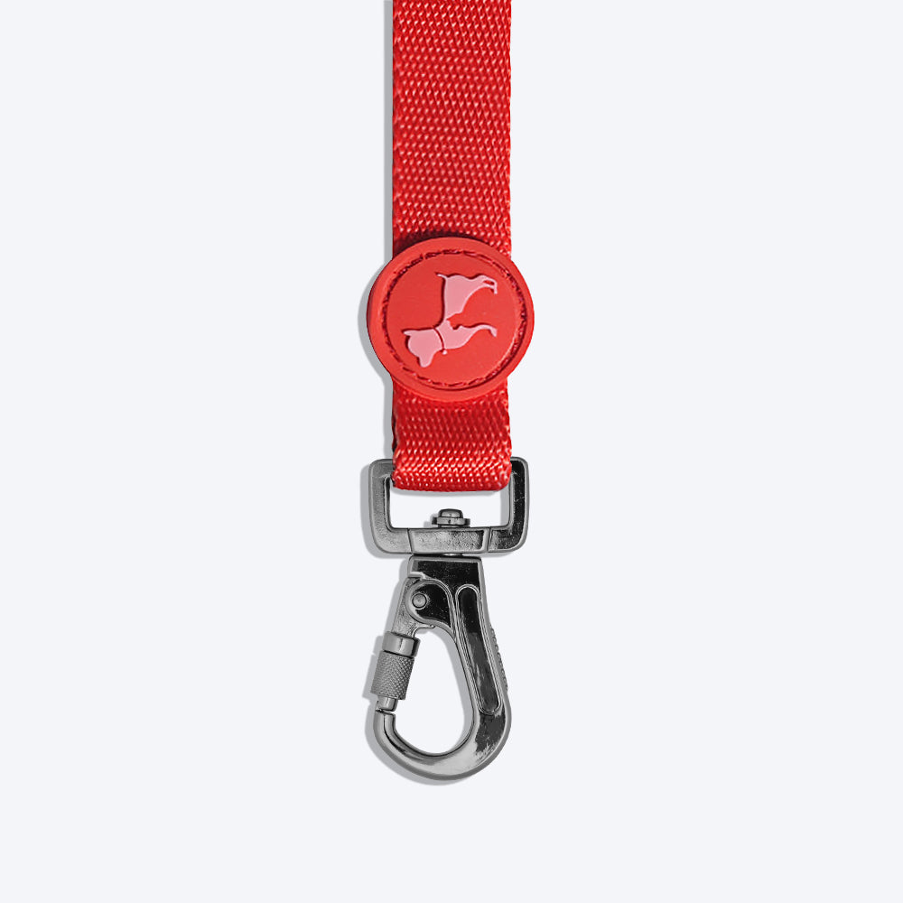 HUFT Classic Dog Leash - Red - 1.5 m - Heads Up For Tails