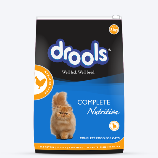 Drools Real Chicken Food For Cats - 3kg - Heads Up For Tails
