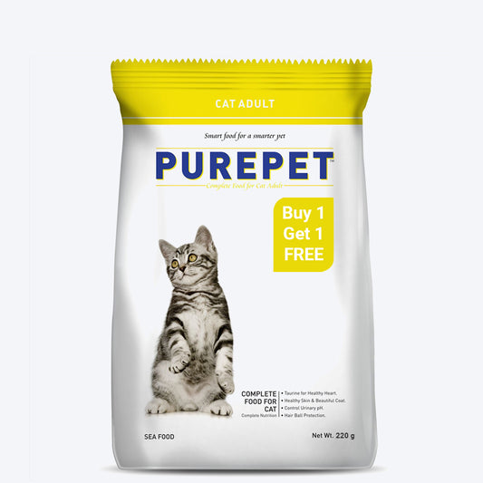 PurePet Sea Food Adult Dry Cat Food - Heads Up For Tails