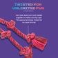 Dash Dog Double Trouble Rope Toy For Dogs - Purple - Heads Up For Tails