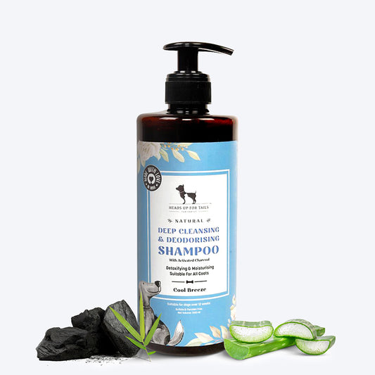 HUFT Natural Deep Cleansing and Deodorising Shampoo for Dogs - Heads Up For Tails