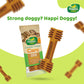 Happi Doggy Dental Chew Care (Immune Support) - Turmeric & Shiitake- Petite - 2.5 inch - 150g - 18 Pieces-2