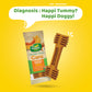 Happi Doggy Vegetarian Dental Chew - Care (Digestive Support) - Pumpkin & Mountain Yam - Petite - 2.5 inch -150 g - 18 Pieces-3