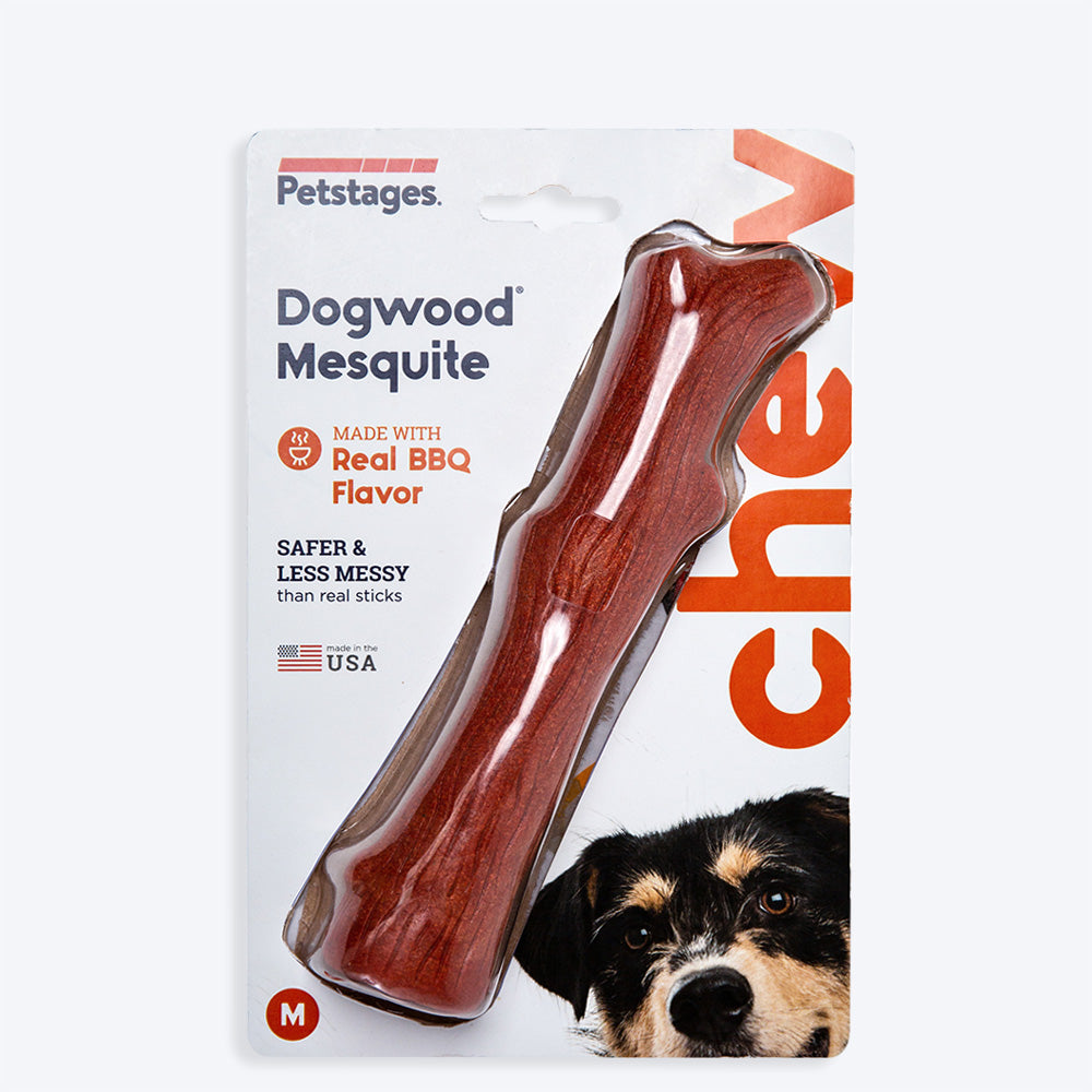 Petstages Dogwood Alternative Dog Chew Toy - Mesquite Red - Heads Up For Tails