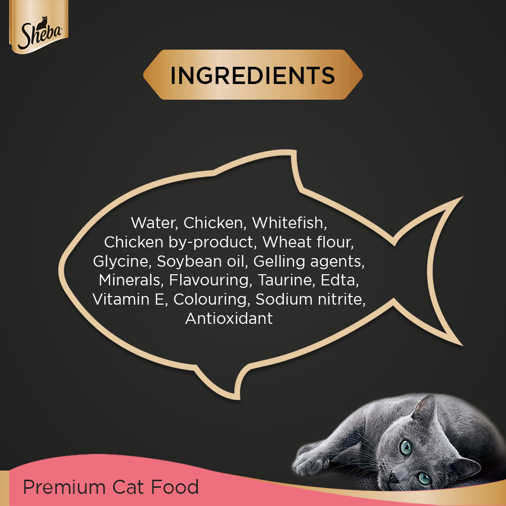 Sheba Rich Chicken Premium Loaf Wet Kitten Food - 70 g (Pack Of 12)-7