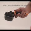 HUFT Self Cleaning Slicker Brush for Dogs - Orange
