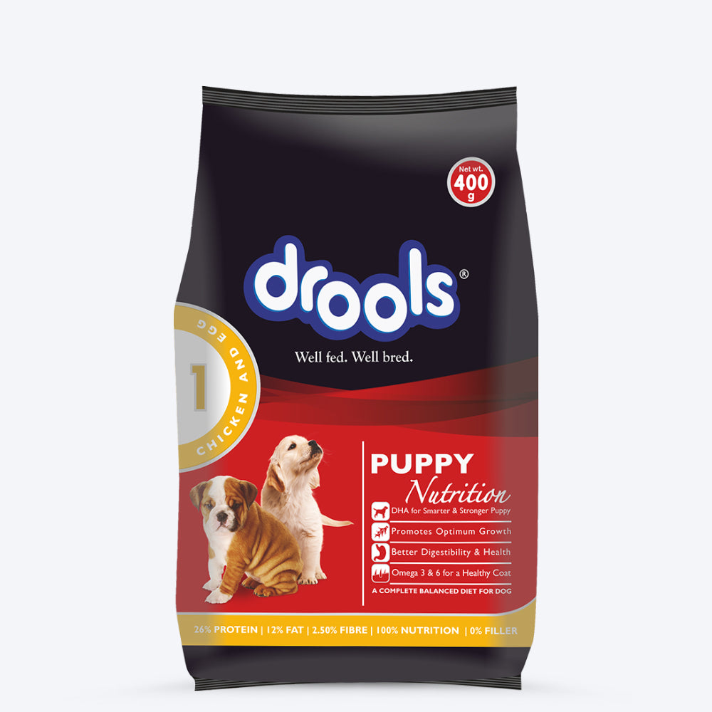 Drools Chicken and Egg Dry Puppy Food - Heads Up For Tails