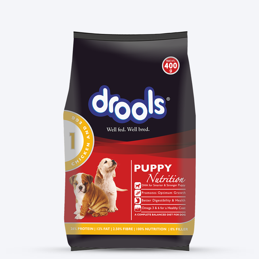 Drools Chicken and Egg Dry Puppy Food - Heads Up For Tails