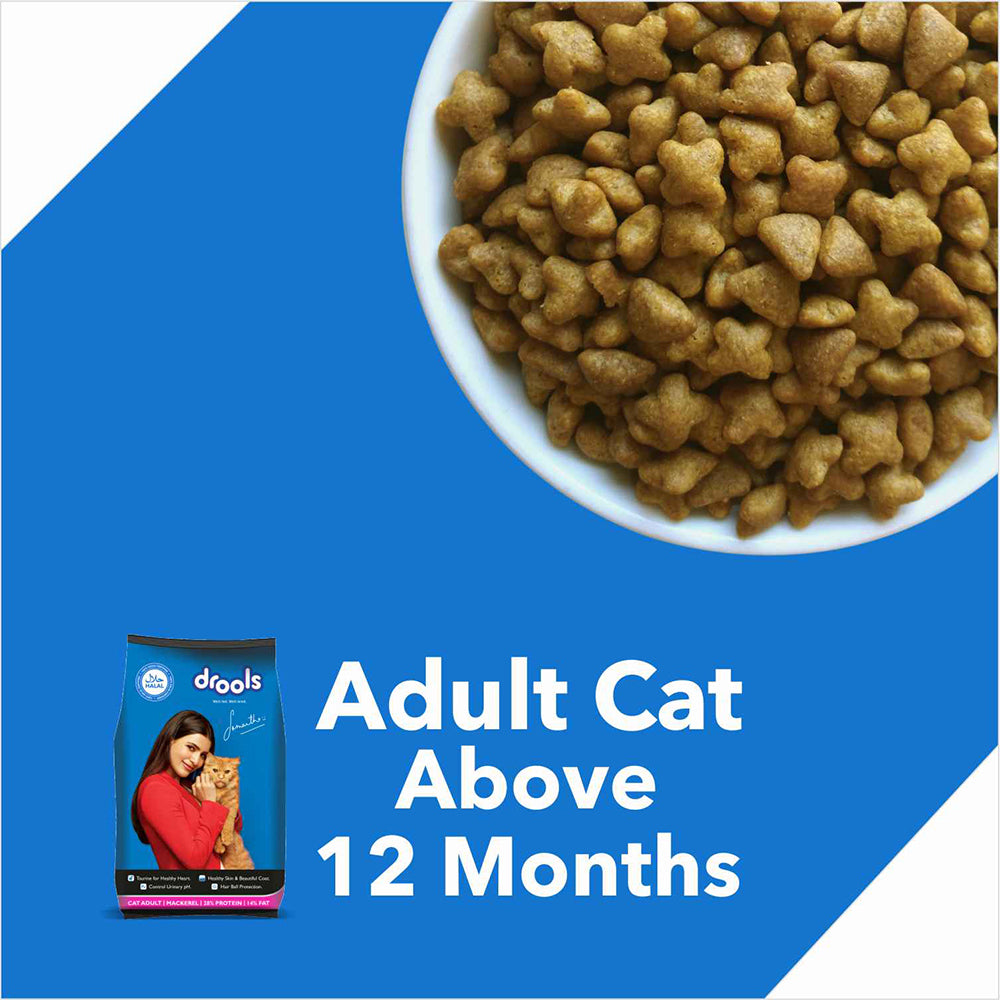 Drools Mackerel Food For Cats - 1.2 Kg - Heads Up For Tails