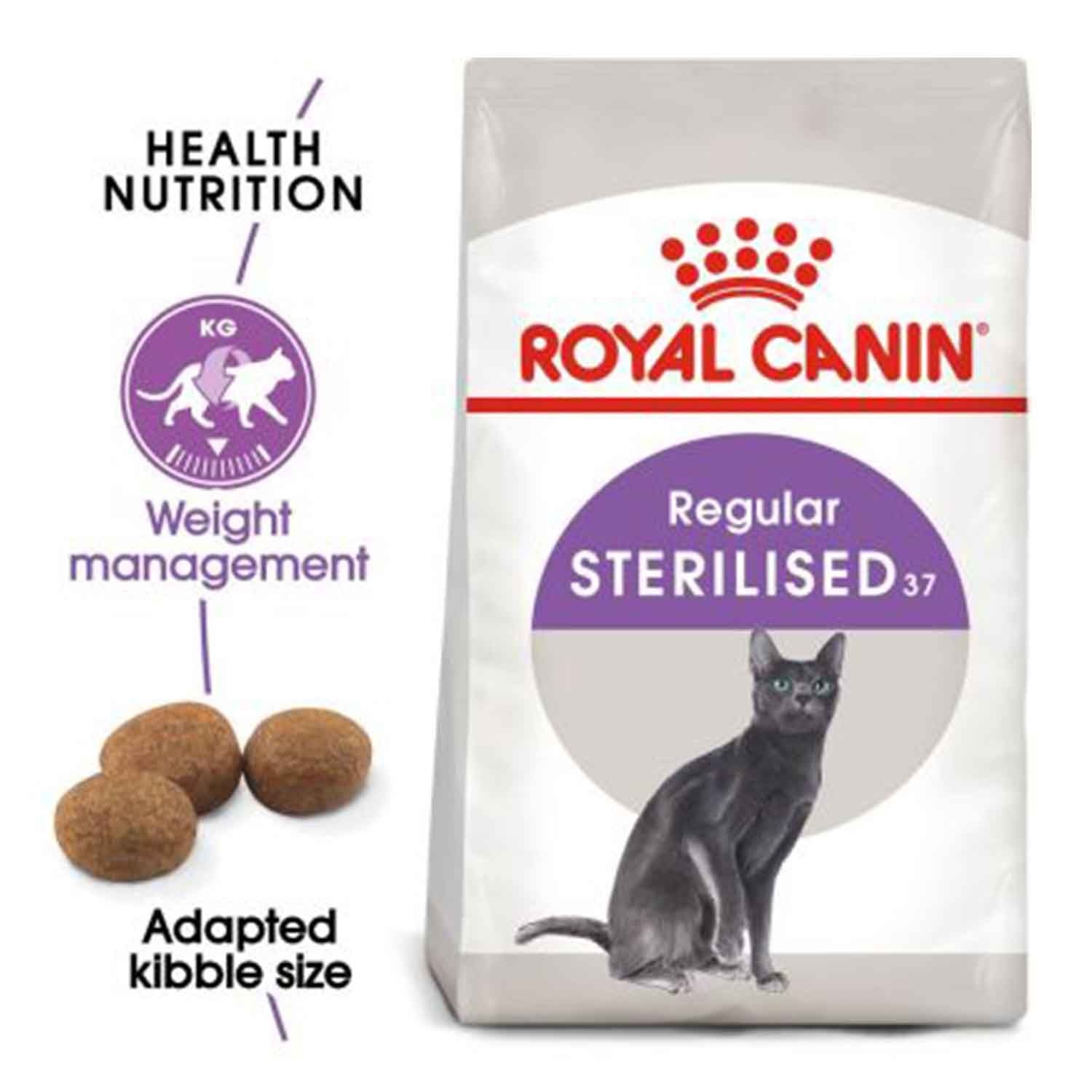 Royal Canin Sterilised/Neutered Adult Dry Cat Food - 2 kg-2
