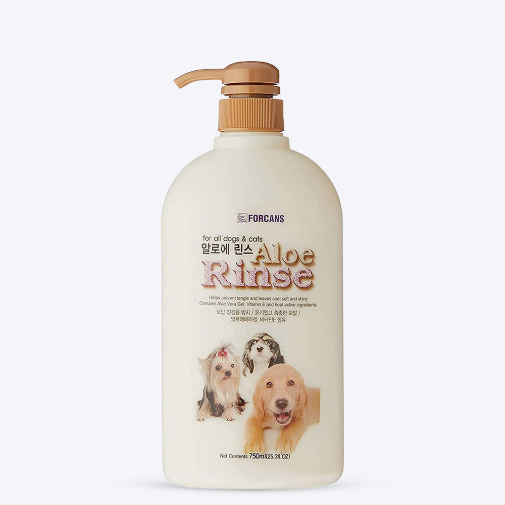 Forcans Aloe Rinse Dog Conditioner - 750 ml - Heads Up For Tails