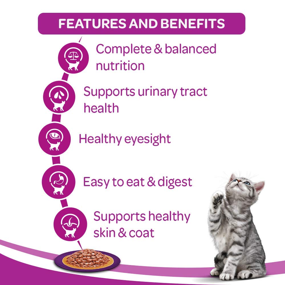 Whiskas Cat Wet Food Tuna in Jelly for Adult Cats 85 g Online in