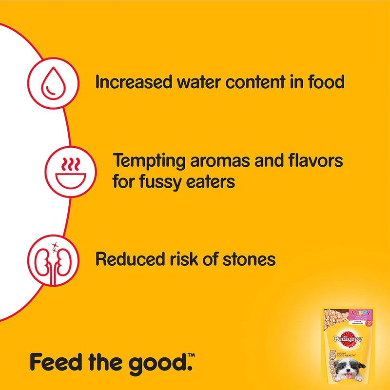 Pedigree Pro Puppy Food Combo - Heads Up For Tails
