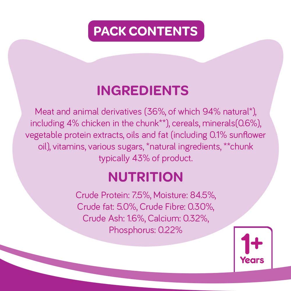 Whiskas wet cheap food ingredients